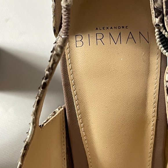 Alexandre Birman Python Leather Sandals. Size 5 - Picture 7 of 10